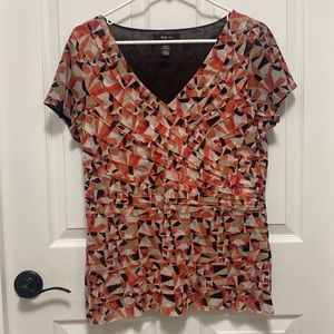 Style & Co Top size L very good preowned condition body 100% nylon, lining  100%